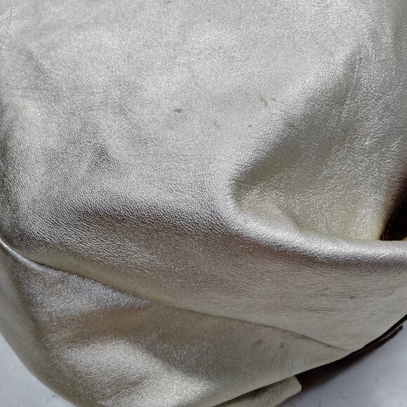 LOEWE Hand Bag Gold Leather 4705087 - Picture 6 of 9